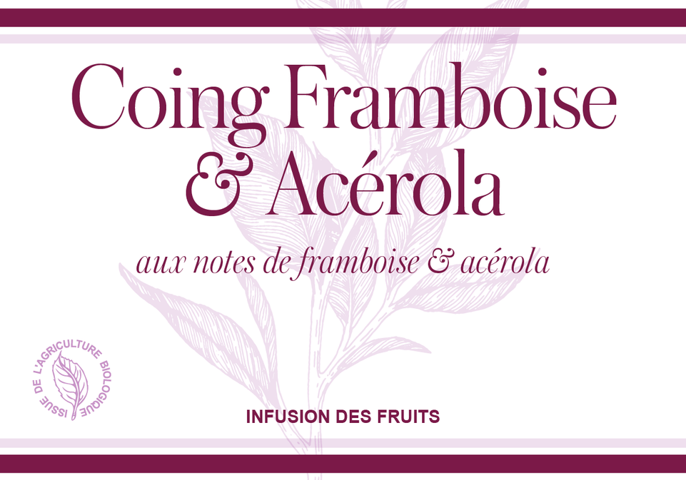Coing Framboise & Acérola