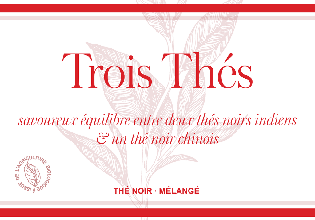 Mélange de Trois Thés Noirs (Bio)
