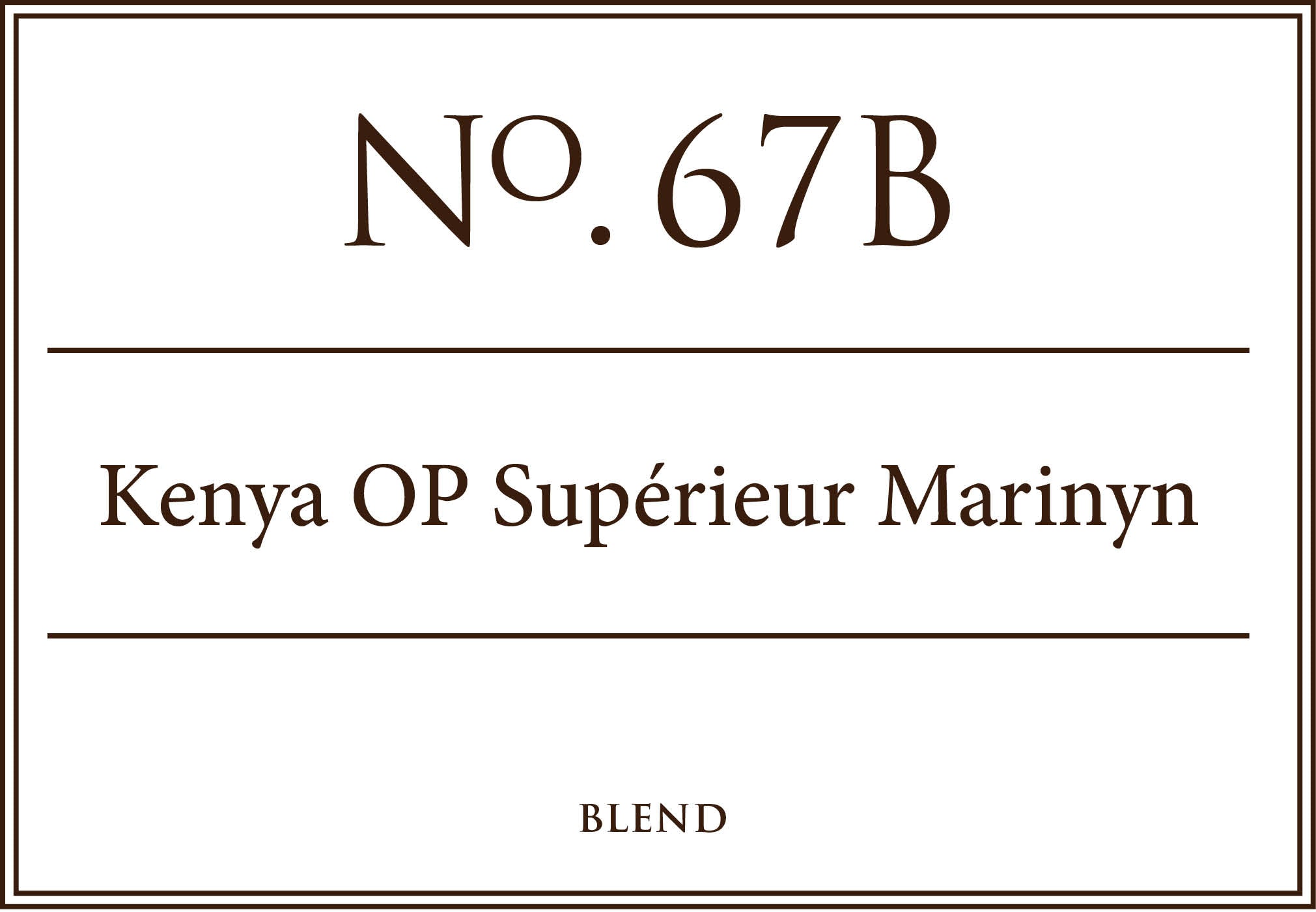 Kenya Marinym OP Supérieur