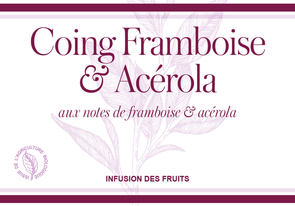 Coing Framboise & Acérola (Bio)
