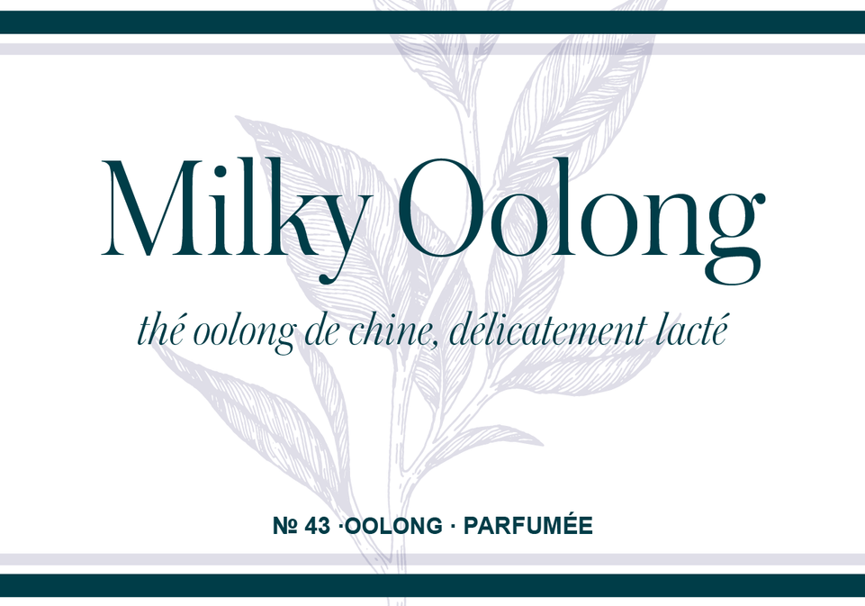 Milky Oolong (vapeur de lait)