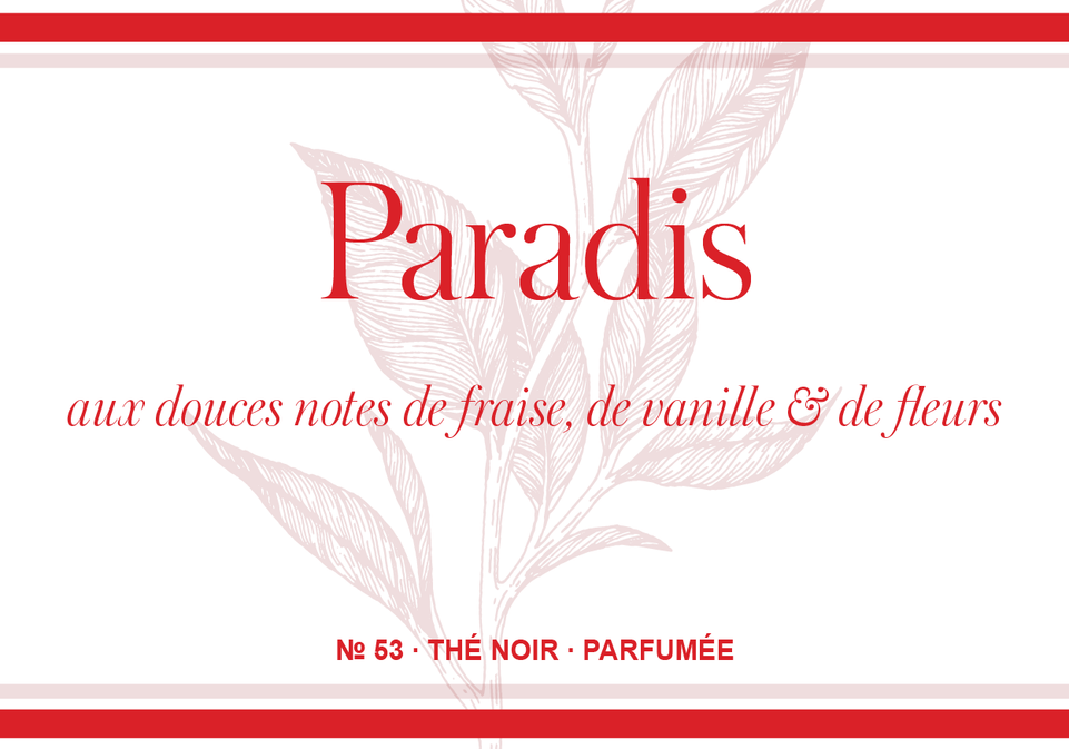 Paradis (aux notes de Fraise et Vanille)