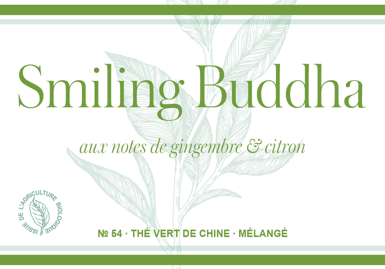 Smiling Buddha with notes of ginger &amp; lemon