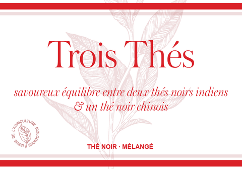 Mélange de Trois Thés Noirs (Bio)